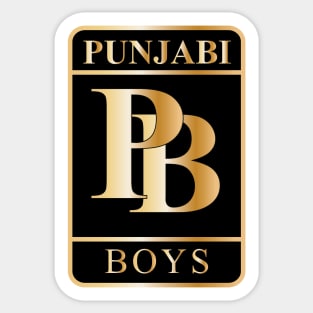 Punjabi Boys Sticker